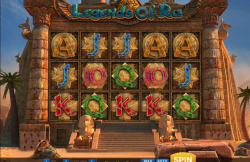 Графическое оформление автомата Legend of Ra в казино АдмиралХХХ